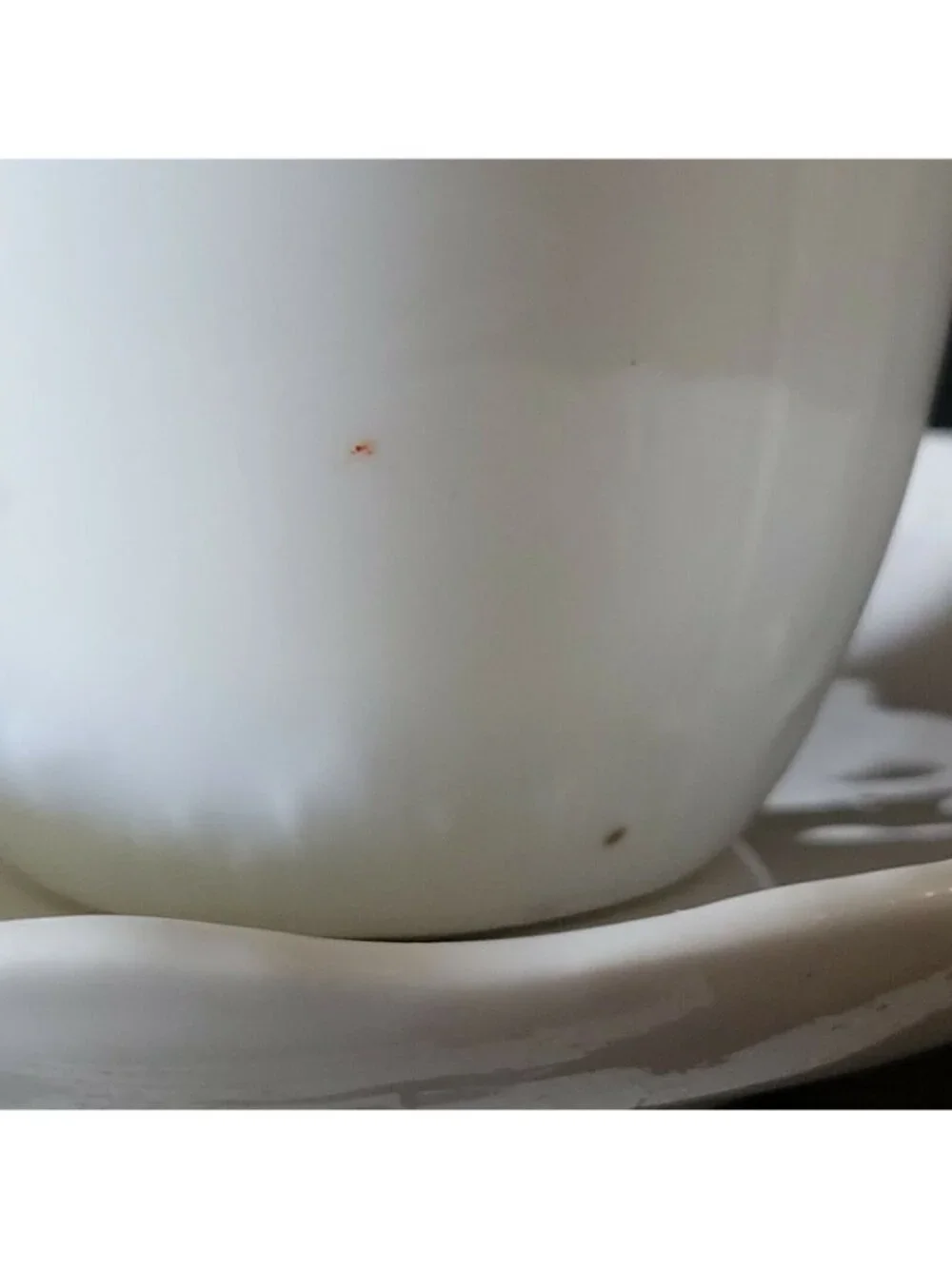 Antique Mustache Cup and Saucer 